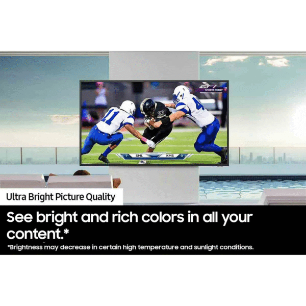 SAMSUNG 85” Class LST7C The Terrace Partial Sun Neo QLED 4K - Image 2