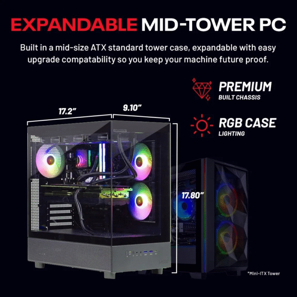 Gaming PC Desktop AMD Ryzen 7 5700 INTEL - Image 4