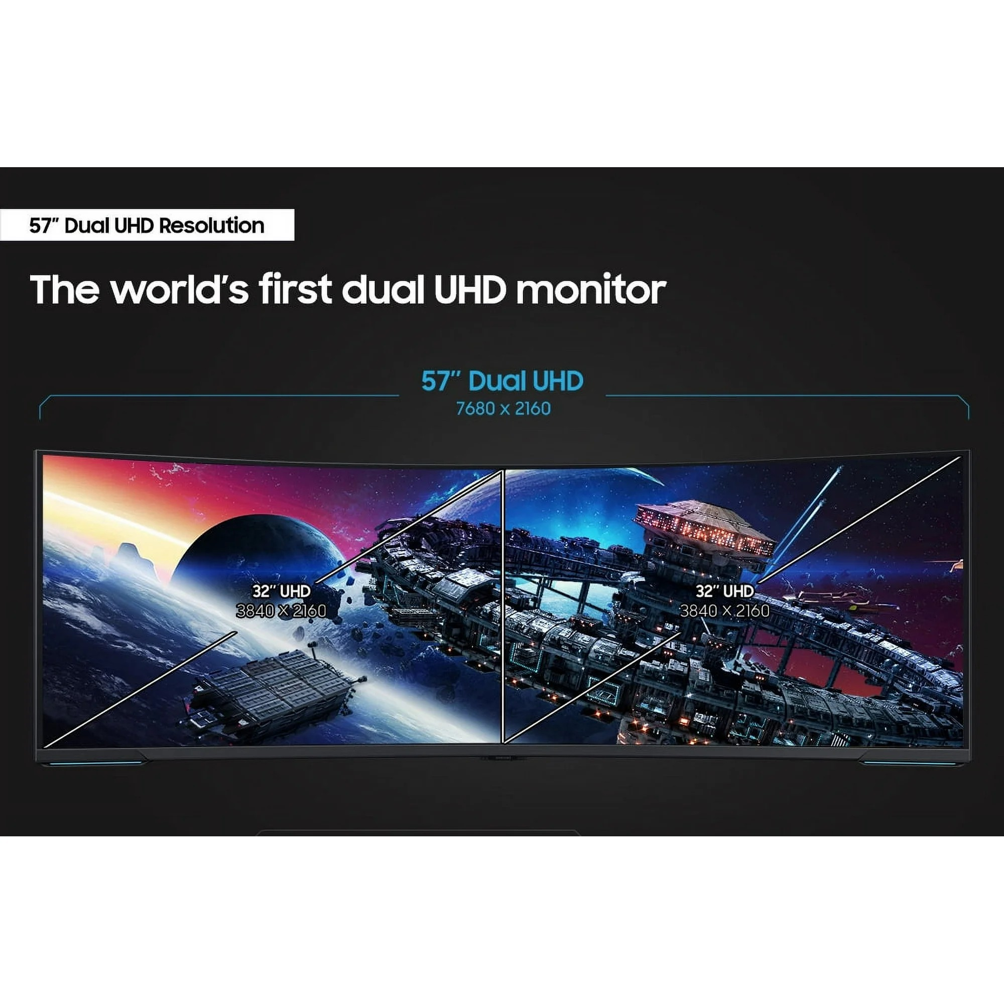 SAMSUNG 57" Odyssey Neo G9 Dual 4K UHD Quantum Mini-LED - Image 4